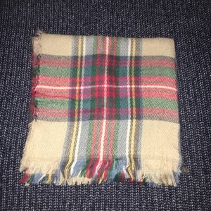 Plaid Blanket Scarf